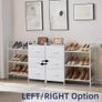 Shoe Rack with 3 Drawers, 3 Tier Image 3