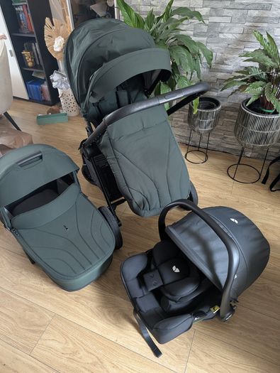 Pram 3in1 & next to me crib