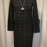 dress Bnwt black classic knee length dress size 12 street one brand long sleeve Image 3