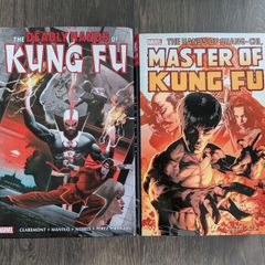 Shang Chi Iron Fist Master of Kung Fu  Deadly Hands Marvel Omnibus Comic Hardcover Lot