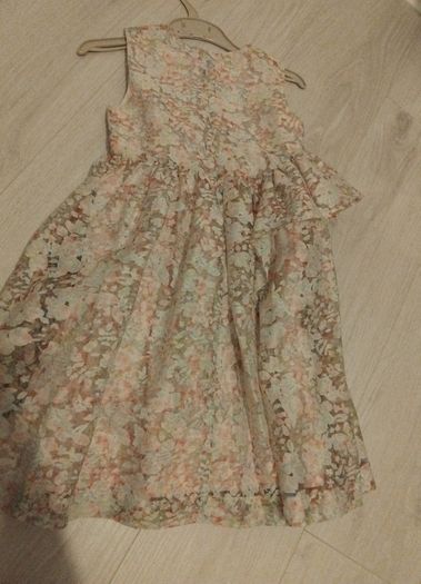 Leigh Tucker Willow pink floral Dress size 7-8