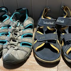 kids boys sandals Timberland and Hi tec