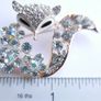 Mischievous vixen pin, lavish playful fox brooch, specialized crystal gifts, luxury statement jeweler Image 9