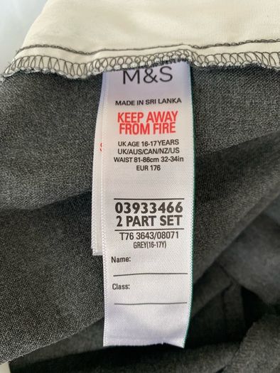 M&S boys school trousers bundle age 14-17