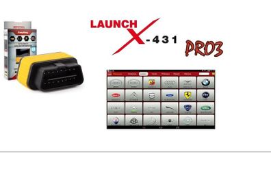 Launch X431 PRO 3 Car , Van , Bike Diagnostics Tool