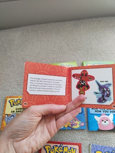 Pocket size Pokemon books and puzzles