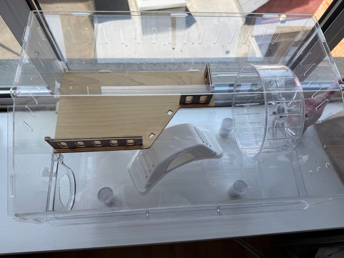 Hamster Cage with Wheel and Accessories