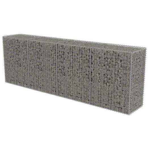 Gabion Wall with Covers Galvanised Steel 300x50x100 cm