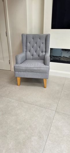 Nested Soothe Easy chair & Rocker Grey/Beech