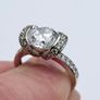 Brand New 9ct White Gold Dress Ring Image 8