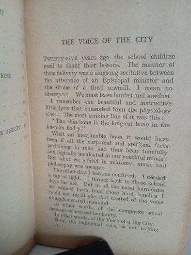 The Voice of the City: Further Stories of the Four Million by O. Henry (GT986)