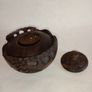 Antique Hand Carved Hardwood Treen Box Image 5