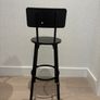 2 Black Bar Stools Image 4
