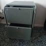 Bedside locker, end table, two drawers cabinet Image 2