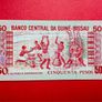 Guinea. Bissau.  50  Pesos  1990.  Pick  10  (uncirculated ) Image 2