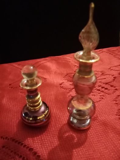 old. vintage. perfume. bottles