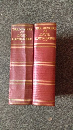 War Memoirs Of David Lloyd George (set Of Two Volumes)