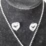 Bridal Necklace and matching Earrings ( DEBS ) Image 7