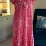 Ladies Pink & White Long Summer Dress from New Look Image 4