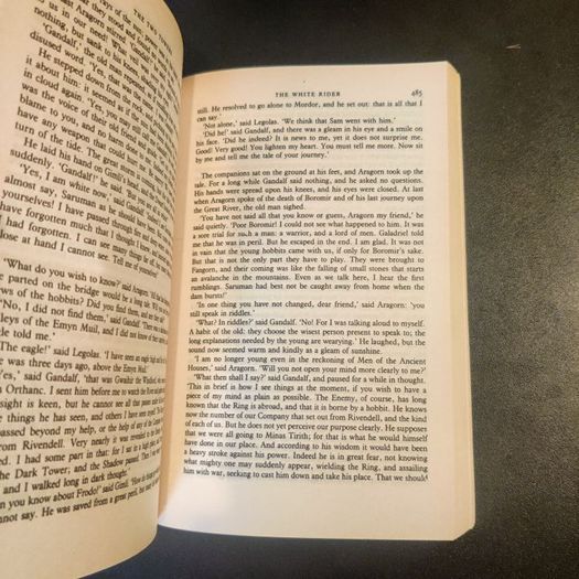 Lord of the Rings trilogy book