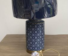Laura Ashley Kimpton Navy Table Lamp