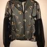 Topshop see-through blouse size 8 sequin bee motif Image 2