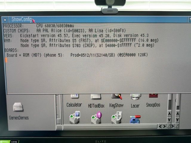 Amiga 1200 with accelerator and accessories