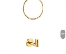 Aqua brushed brass accessories range (can be sold separate see below for prices)