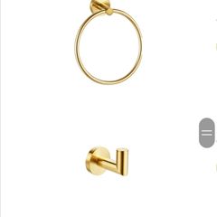 Aqua brushed brass accessories range (can be sold separate see below for prices)