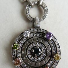 Vintage heavy hallmarked 925 Sterling Silver BVLGARI Necklace length 20" - 49.9g