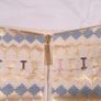 Traffic People Gold Pink Blue Metallic Geometric Jacquard Mini Skirt Size S Image 7