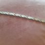 ladies magnetic silver and copper wrist bracelet Image 2