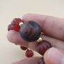 Vintage Melon Shape Carnelian Agate & Etched Carnelian Bracelet Image 8