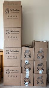 10x house move boxes and packaging