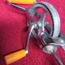Vintage Whisk , Steel with Orange Bakelite Handle Image 5