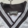 Adidas shirt T-shirt black white short sleeve vintage D164 UK 32 / 34 the  Brand Image 3