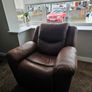 Brown Recliner Armchairs   3-Seater Sofa Image 7