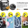 Car Tyre Inflator Air Compressor Tyre Pump 12V Electric Car Air Pump for Car Tyres Bike Tyres with Digital Tyre Pressure Gauge and Inflator Valve Adaptors LED Light (FREE POSTAGE) Image 6