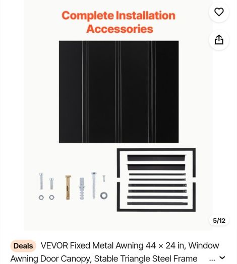 door awning.