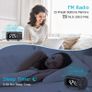 Projection Alarm Clock, Alarm Clocks Bedside Mains Powered, Projection Clock with FM Radio, Large VA Display, 4-Level Dimmer, Snooze, Digital Clock for Bedroom Image 3