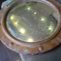Authentic vintage  Porthole Mirror