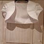 White Communion Dress 146XL with bolero Image 8