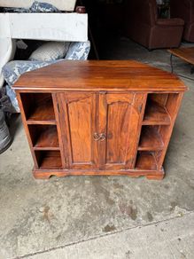 tv unit solid wood