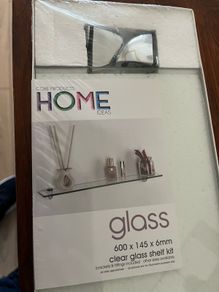 Glass shelf kit