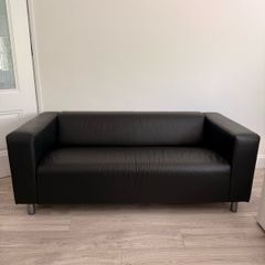 Black sofa IKEA
