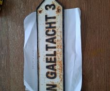 An Gaeltacht Road Sign