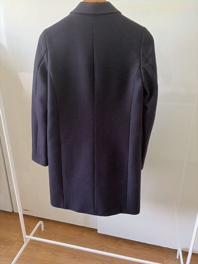 3/4 length navy Zara coat