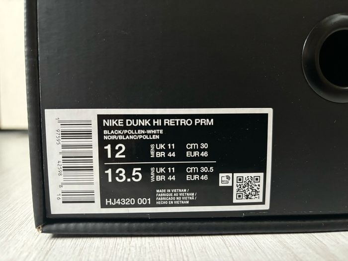 Nike Dunk Hi Wu-tang Uk 11 Brand New Deadstock