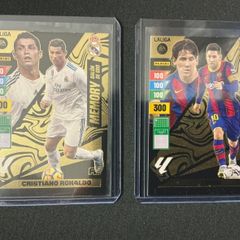 Messi & Ronaldo Adrenalyn Panini Cards