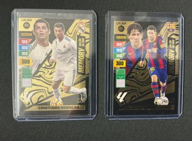 Messi & Ronaldo Adrenalyn Panini Cards